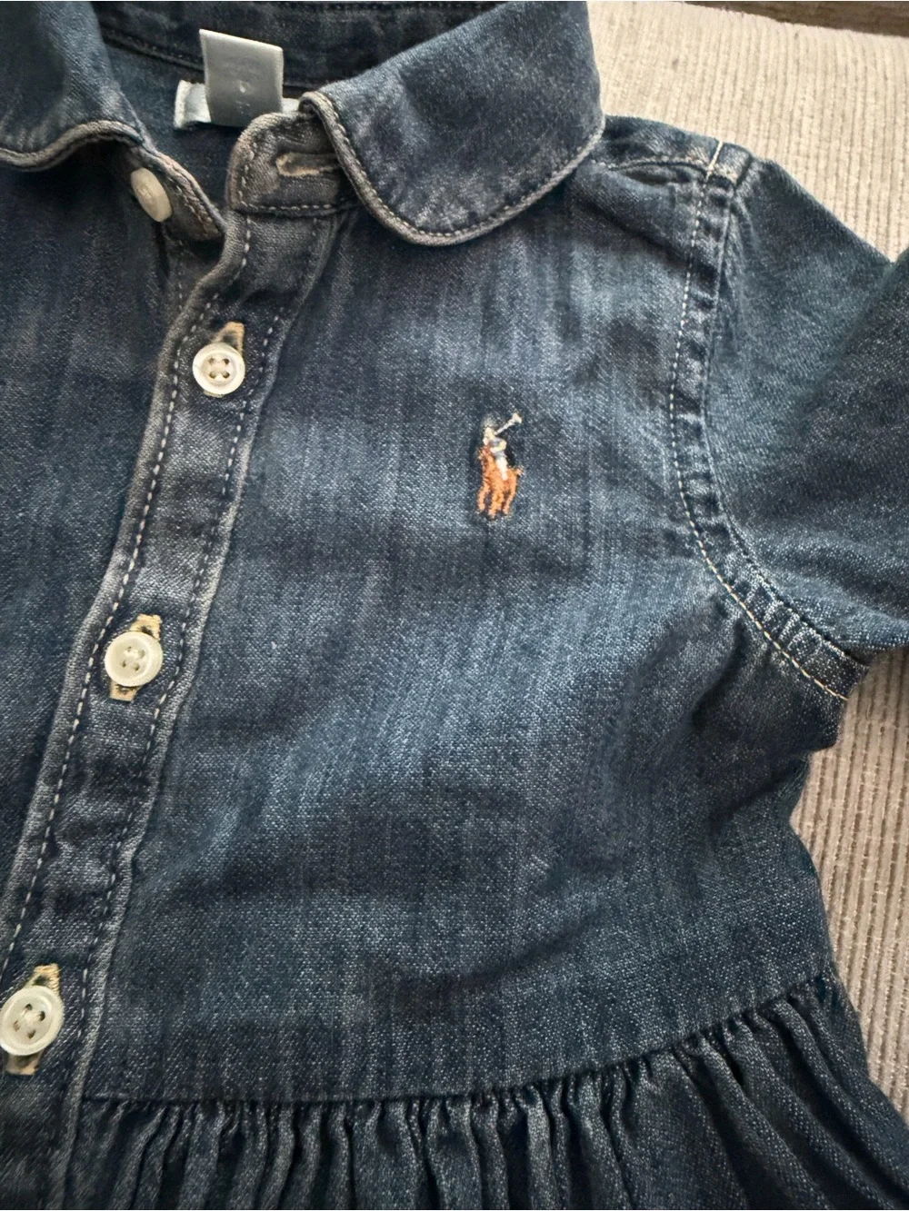 Ralph Lauren Blue Denim Shirt Dress